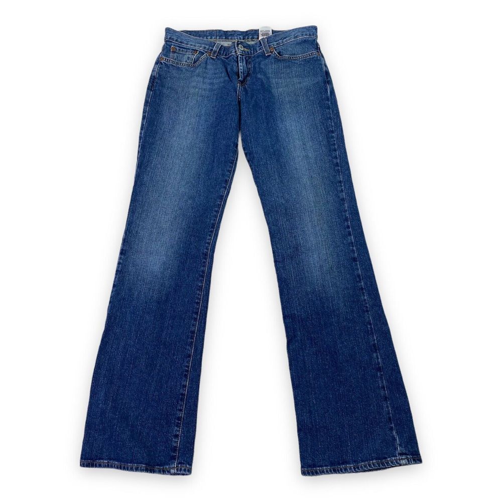 Lucky Brand Dungarees Midrise Flare jeans Blue Denim 6/28*‎